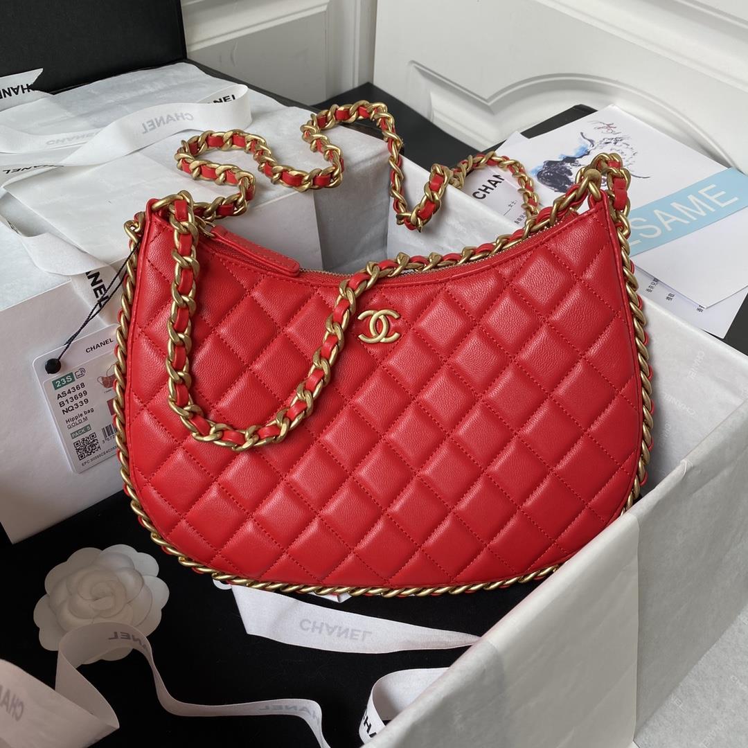 Chanel Xi Leather Bag New AS4368 The newly designed hobo binding is adorned with exquisite woven cha