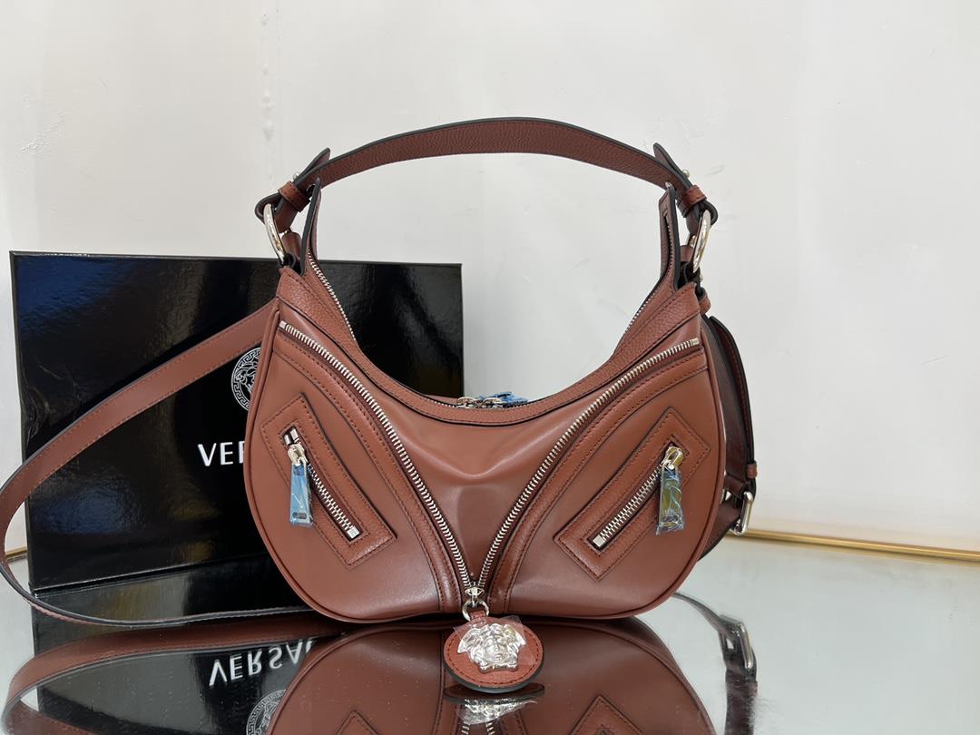 middle versace verser new crescent crescent bags crossbody or underarms crescent shape i