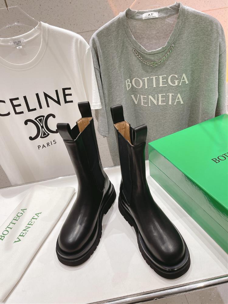 High version factory BOTTEGA VENET 2023ss New BV Matsuke Thick Sole Short Boots Matsuke Th