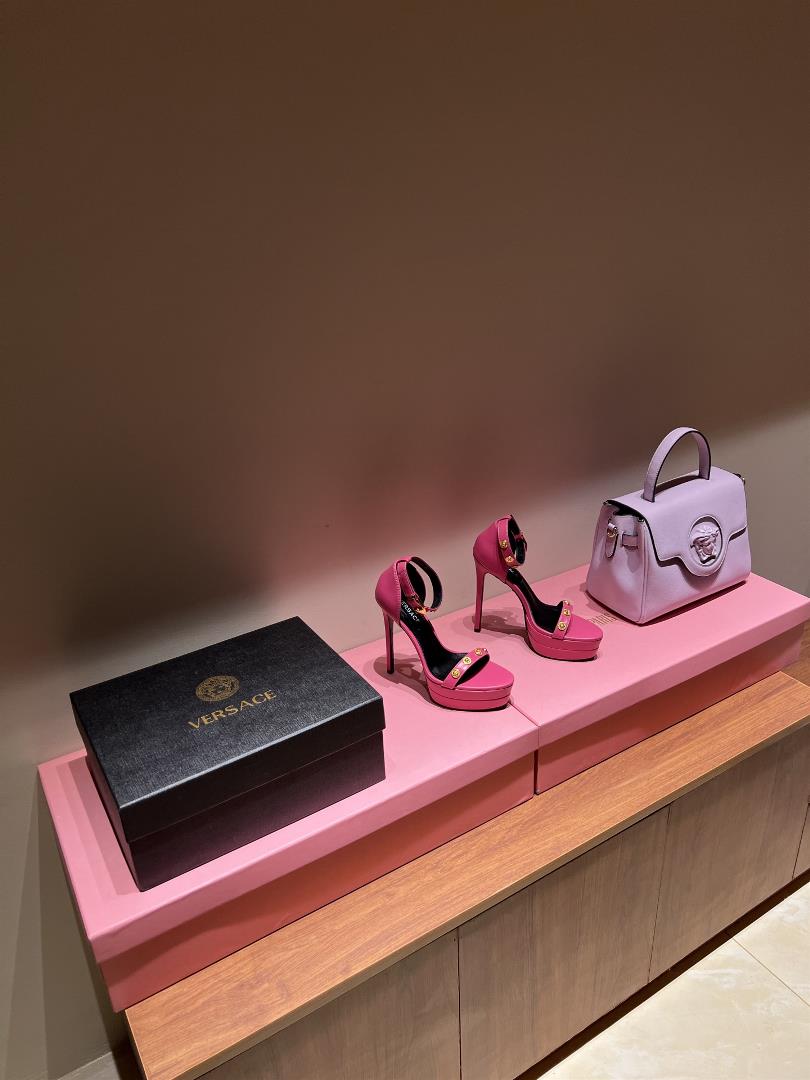 Highest version Versace  runway waterproof platform high heels series newly launchedVersace Versace