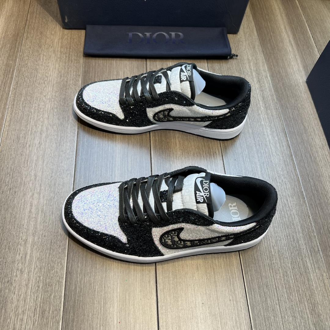 AIR Dior Cobranding High quality original orderGuteli color chip brand totem on the upper