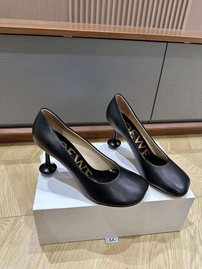 Loewe Loewe 23f New Heel Shoe Series All Cowhide Lambskin Lining with True Leather Sole He
