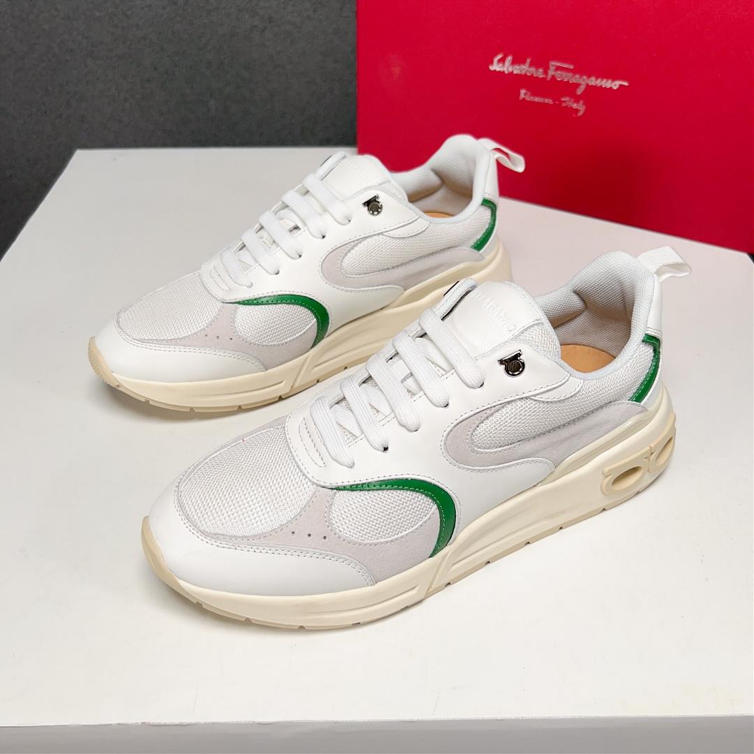 ferragam Salvatore  High end Mens Casual Sports Shoes Original Order Genuine OEM Imported